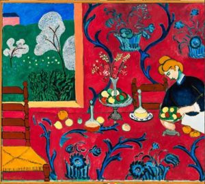 Armonía en Rojo, obra de la colección realizada por Matisse en 1908