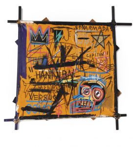 Basquiat que parece un graffitti.